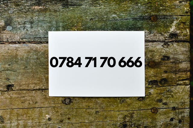 The 7170 666 SIM Card