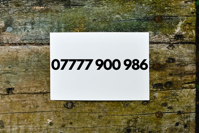 The 900 986 SIM Card