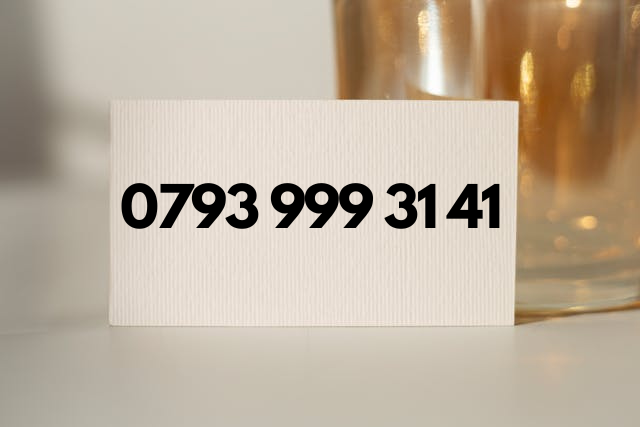 The 999 3141 SIM Card