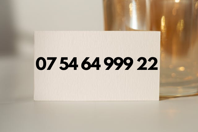 The 999 22 SIM Card